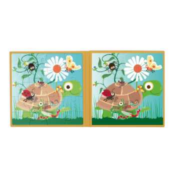 Magnetic puzzle book - in the garden