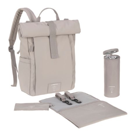 Rolltop changing bag - taupe - 5