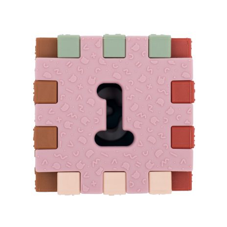 Cubie brick toy - retro colours  - 4
