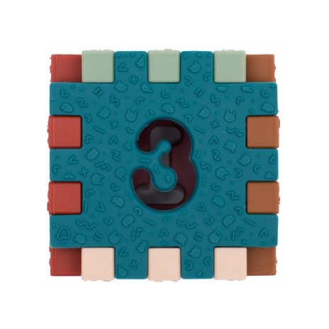 Cubie brick toy - retro colours  - 5