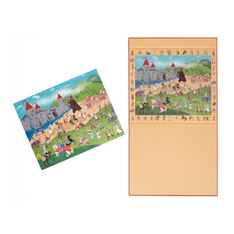 Large magnetic puzzle - knights  - 4