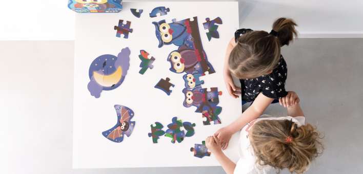 Two-sided contour puzzles