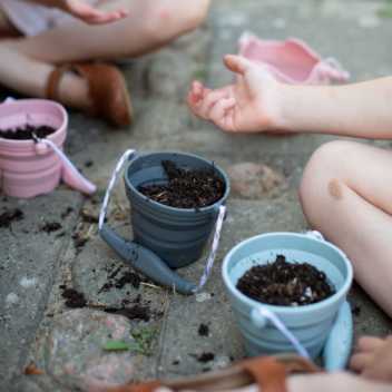 Scrunch-gardening-set - antracitgrå