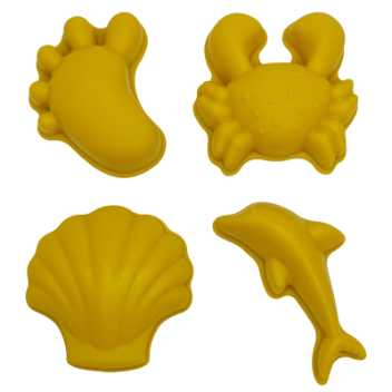 Scrunch-moulds - mustard