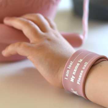 Scrunch-wristband - dusty rose