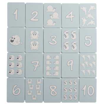 Scrunch-cards - duck egg blue