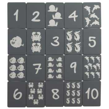 Scrunch-cards - anthracite grey