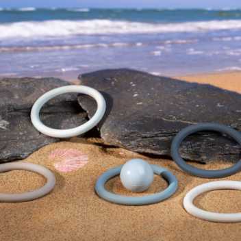 Scrunch-quoits - multi colour