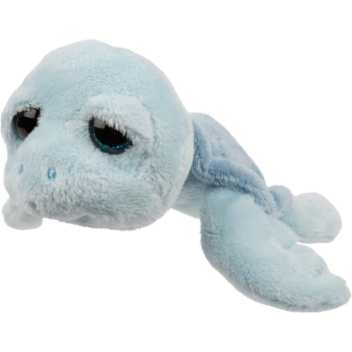 Blue turtle with rattle - small