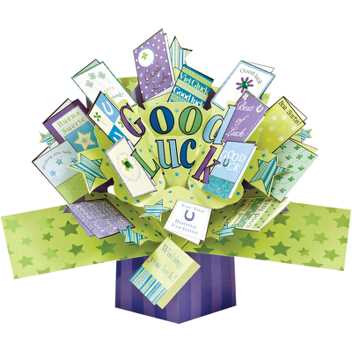 Pop-up card - good luck