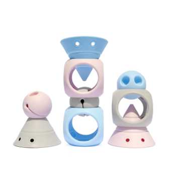 Building genius, set of nine - pastel colours