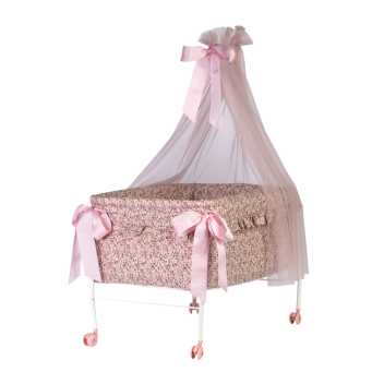 Doll crib - includes bedding set