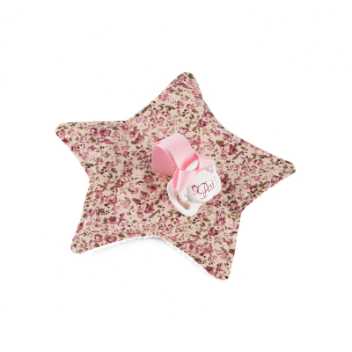 Pacifier cloth with pacifier attached