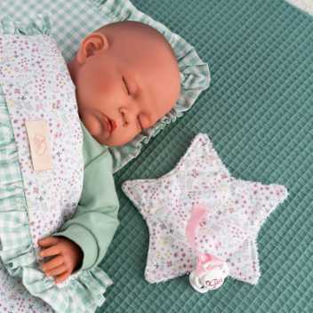 Pacifier cloth with pacifier attached