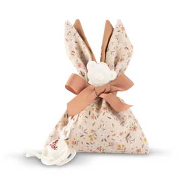 Pacifier pouch with pacifier inside