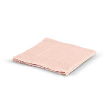 Knitted blanket - soft rose