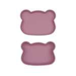 Snackie, bear - dusty rose