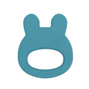 Teether, bunny - blue dusk