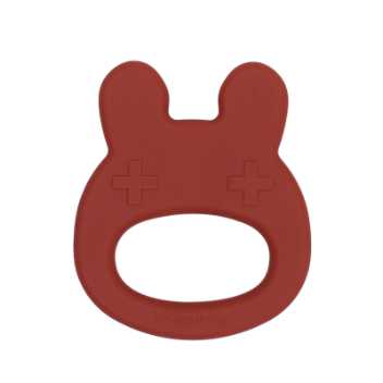 Teether, bunny - rust