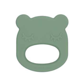 Teether, bear - sage