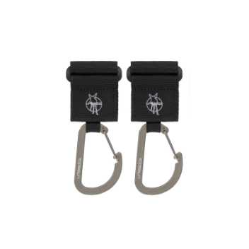 Stroller hooks - black