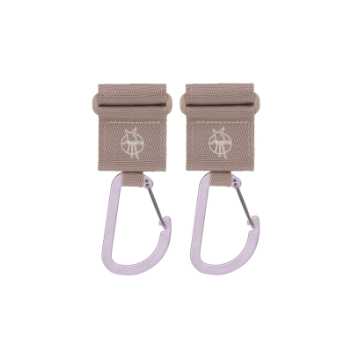 Stroller hooks - beige
