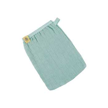 Muslin vaskehandske 3-pak - mint