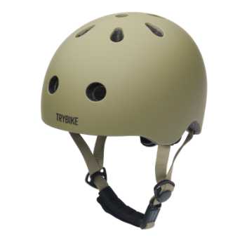 Bicycle helmet with retro look - vintage green