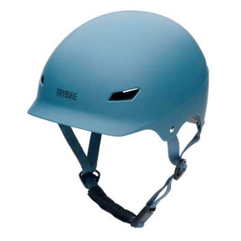 Bicycle helmet with retro look - vintage blue