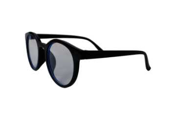Blue light - black