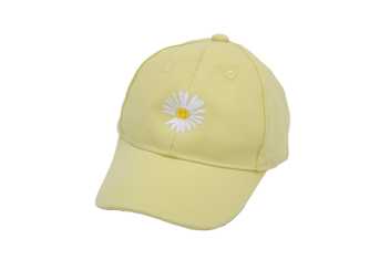 Cap - model light yellow daisy