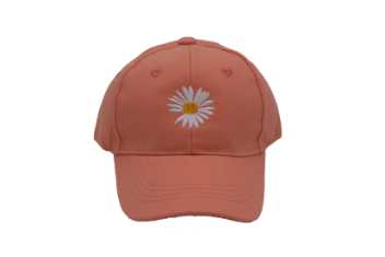 Cap - model peach daisy