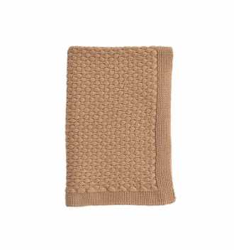 Baby blanket - caramel bubbles
