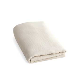 Baby muslin blanket - ivory