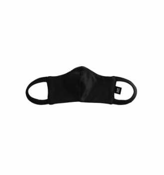 Face mask in cotton - black
