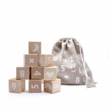 Math blocks - white