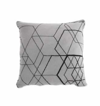Matrix cushion case - dark grey