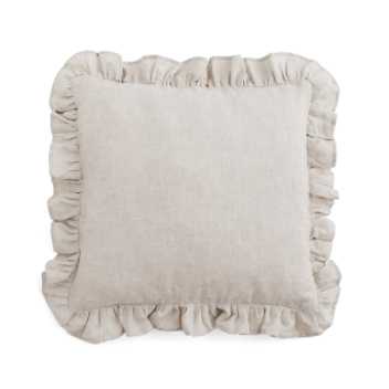 Ruffles cushion cover - nature