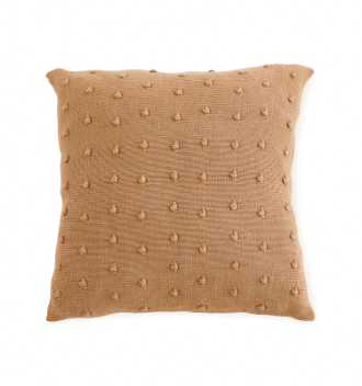 Popcorn cushion cover - caramel