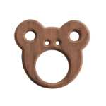 Wooden teether - bear