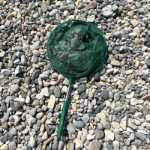 Telescopic fish net - dark green