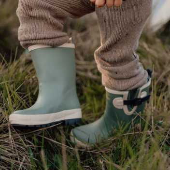 Rubber boots - sage green