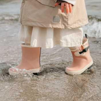 Rubber boots - blush rose