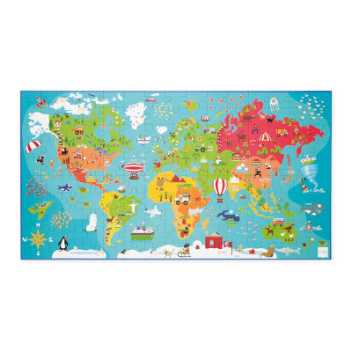 XXL puzzle - map of the world 