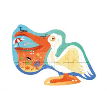 Counter puzzle - pelican
