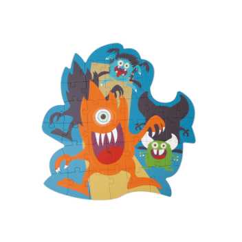 Contour puzzle - monsters