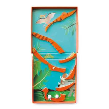 Magnetic puzzle run - dinosaur