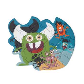 Contour puzzle - monsters