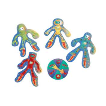 Puzzling game - build robots