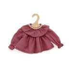 Fine shirt with collar - burgundy